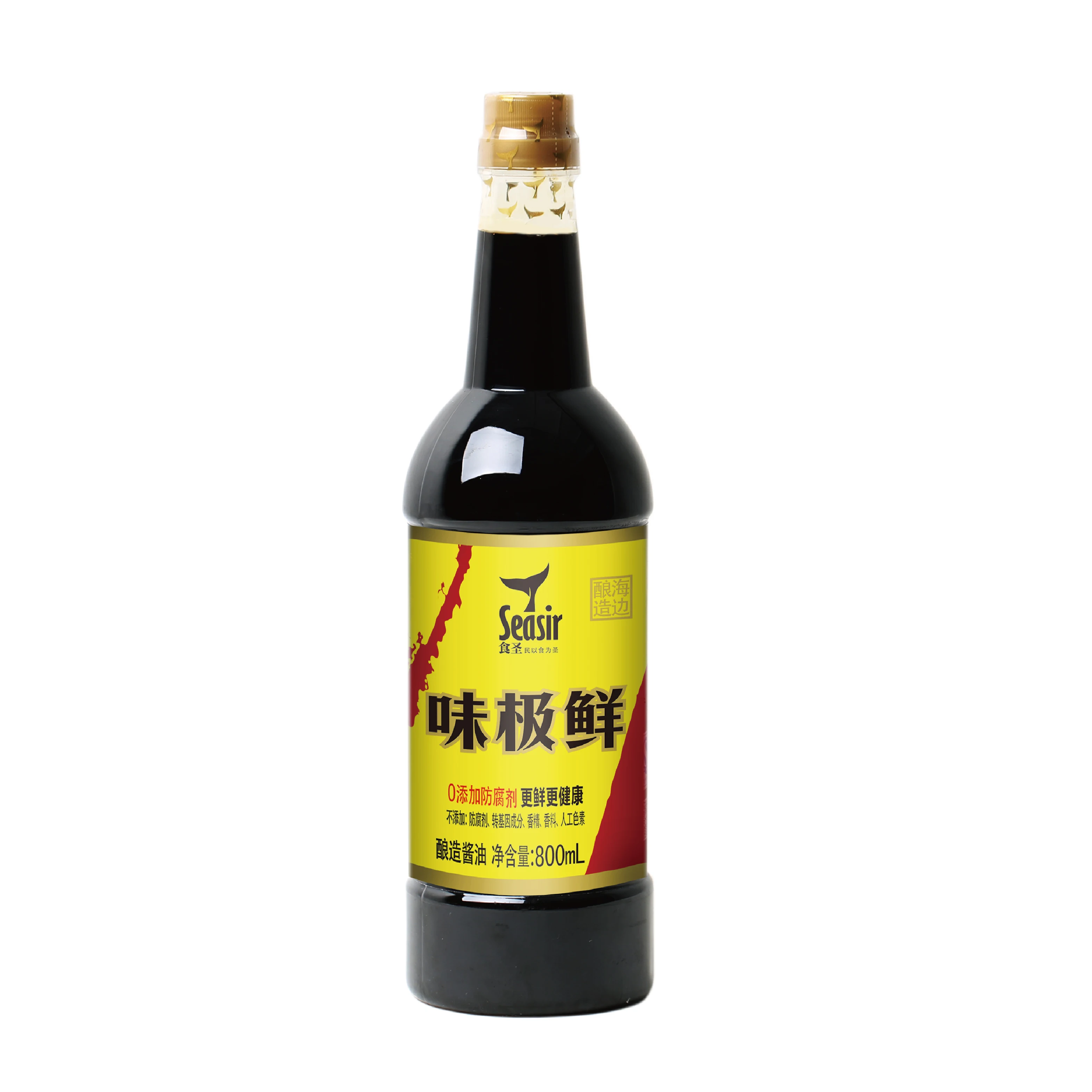 Seasir PET bottle soy sauce  Hot sale soy sauce Superior soy sauce 500ml