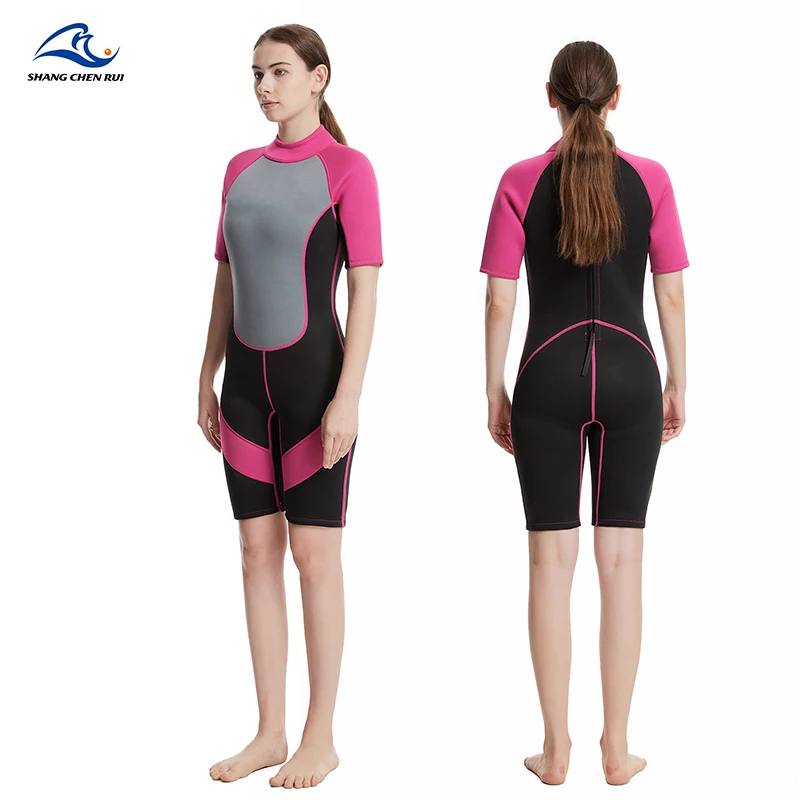Quick-drying UV swimsuit for women outdoor swimsuit surfing super stretch neoprene triathlon diving suit