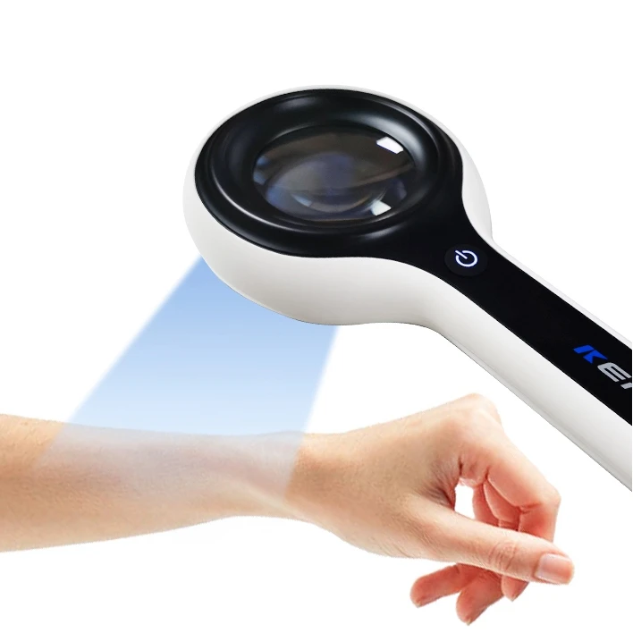 Medical Magnifier LED Woods Lamp Skin Analysis Skin Diseases Lesions Diagnosis Dermoscopy