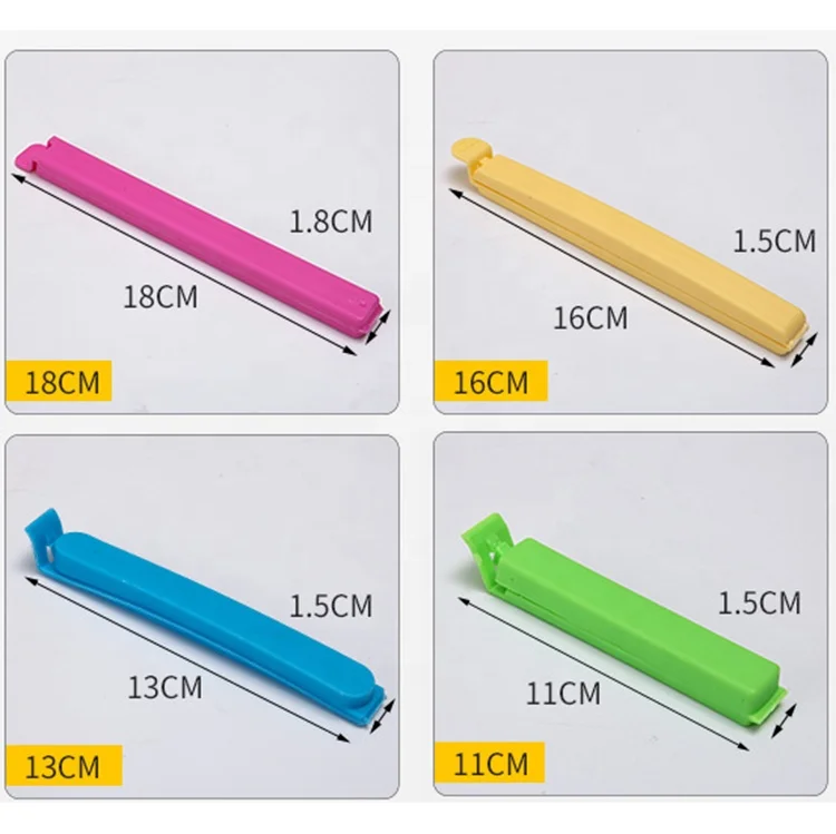 Cheap logo custom plastic closing clips food coffee tea bag sealing clip for food advertising giveaway promotional gifts
