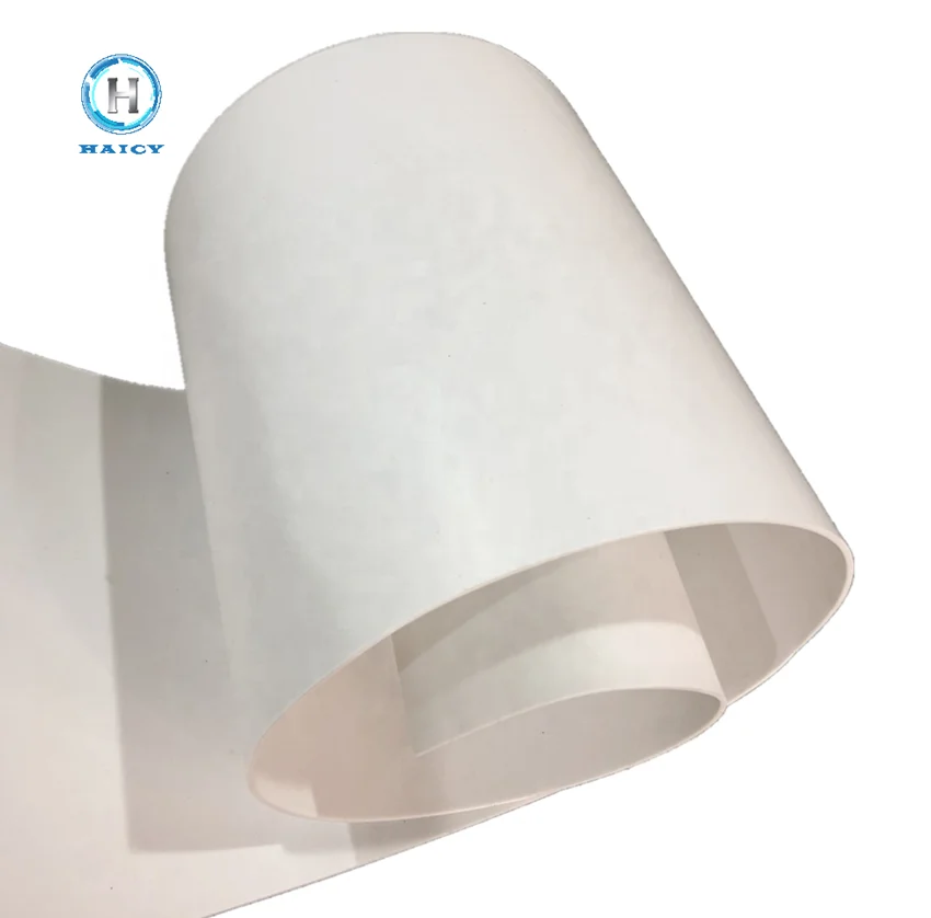100% Virgin PTFE materials 0.5mm 1mm 2mm 5mm 6MM thickness PTFE skived sheet factory