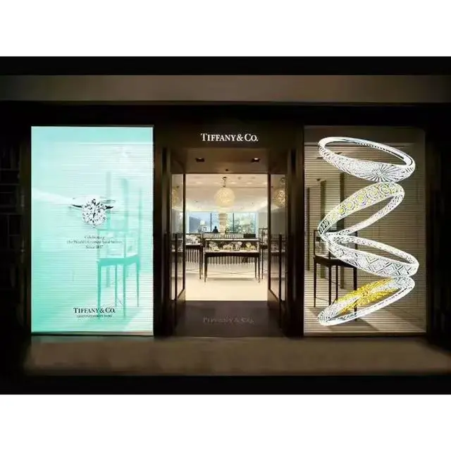 Led Screen Display Transparent Indoor Outdoor Video Wall IP65 SDK Indoor Window Glass Flexible Transparent Led Film RGB 3 Years