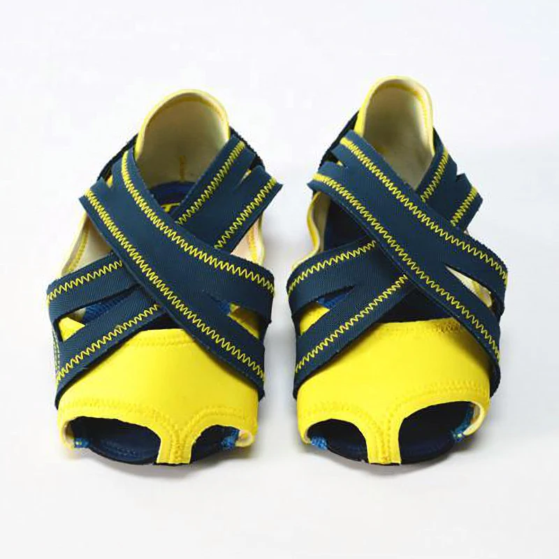 Non Slip Toeless Non Skid with Grip Sock - Pilates Barre Ballet Bikram Workout Custom Women Yoga Socks