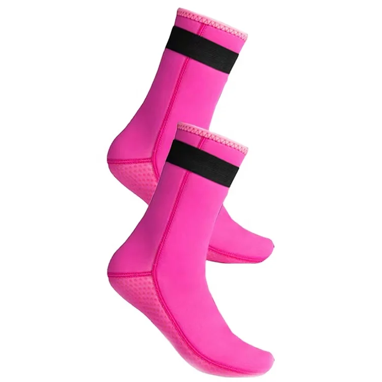 neoprene yellow swimming socks  Fast Drying Comfortable Breathable Swimming Snorkeling Wetsuit 5mm 3mm Neoprene Socks diving