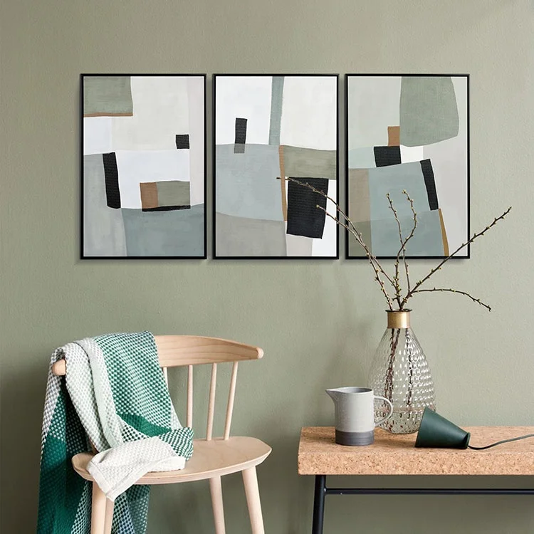 EAGLEGIFTS 3 Panels Modern Wall Art Decor Canvas Arte Abstracto Para Pared Quadros Decorativos Para Sala Framed Gallery Wall ets