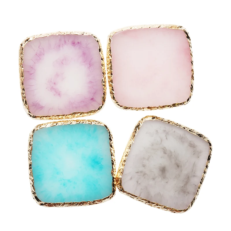 Поддон для наращивания накладных ресниц поддон для наращивания ресниц поддон для клея цветной полимерный камень поддон для макияжа квадратный с g