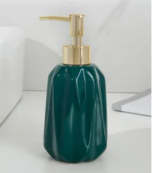 300ml ceramic manual squeeze soap dispenser bathroom shampoo lotion bottled soap dispenser