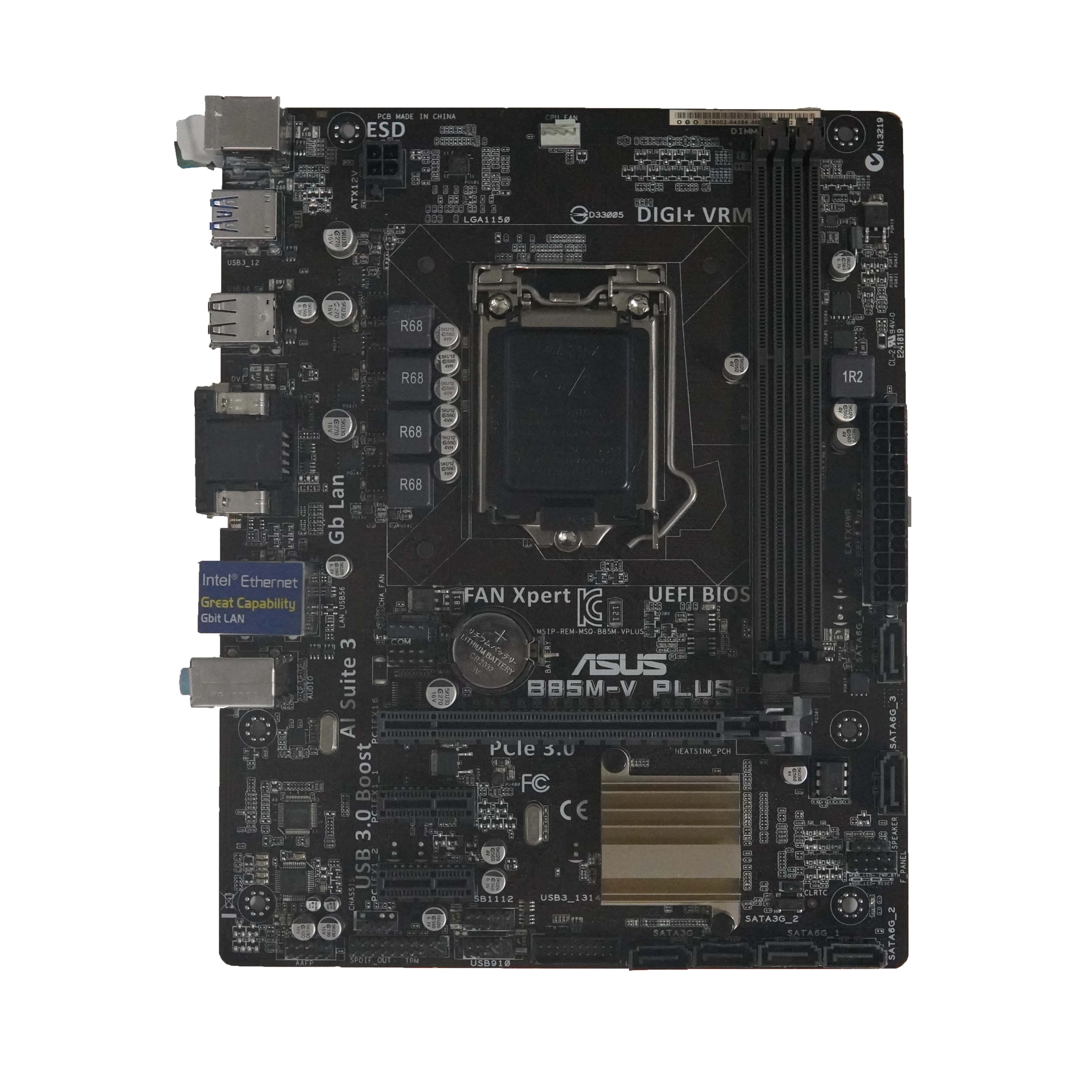 Новый бренд для ASUS B85M-V плюс офисном материнская плата LGA 1150 DDR3 16 Гб i7/i5/i3/Pentium/Celeron