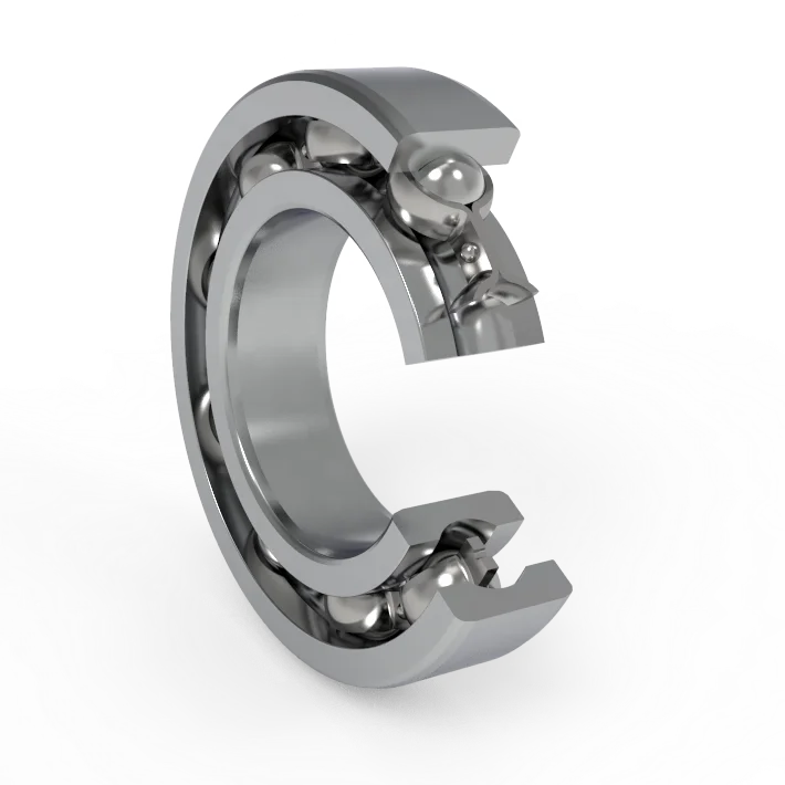 ZWZ 6208 6206 plastic  miniature ceramic stainless steel deep groove ball bearing