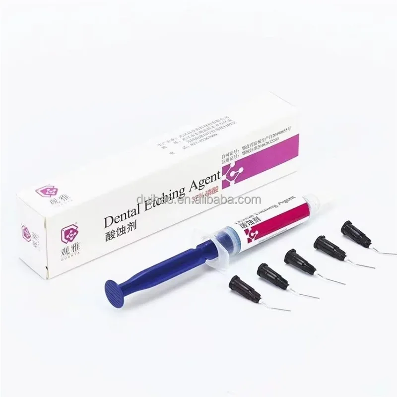 Best Selling Tooth Gem Material Dental Etching Gel 37% Phosphoric Acid DX. Etch 37 Dentex Acid