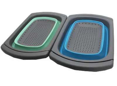 
Multi use Hot sell home gadgets big size foldable handle plastic strainer colander 