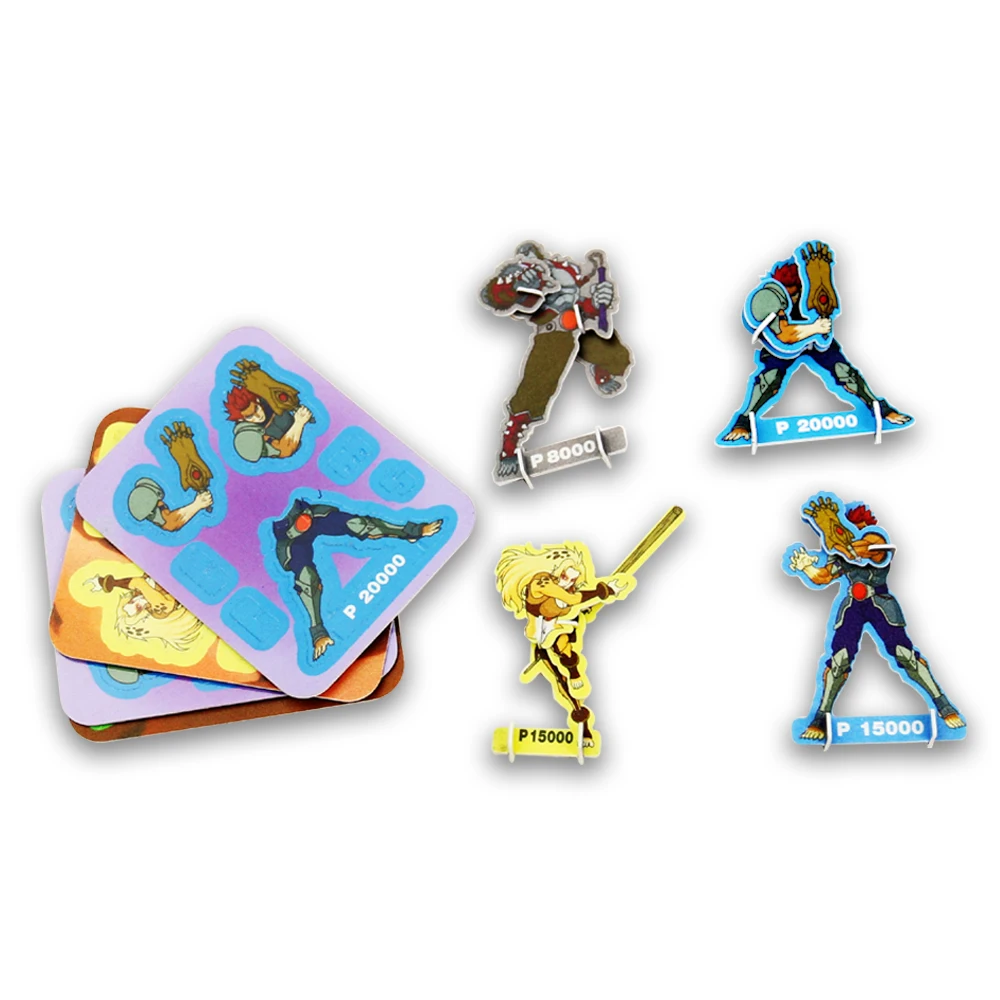 
Customized personalized food grade 3D plastic puzzle toys for children 