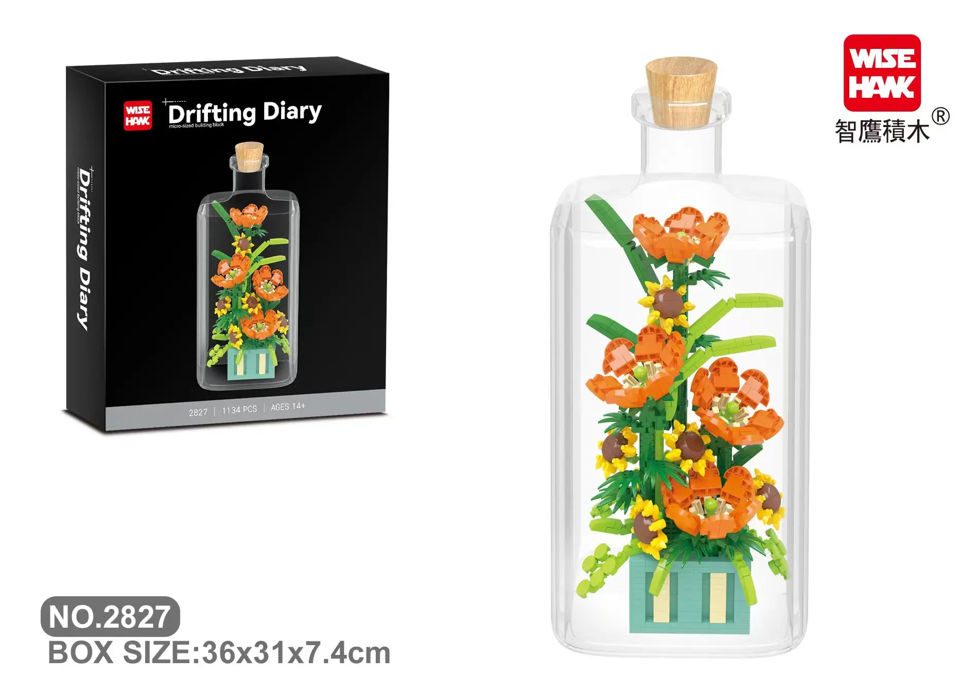 Trending Products Kids Plastic Micro DIY Bouquet Building Blocks Set Sembo Block Flower Toys Gril Gifts