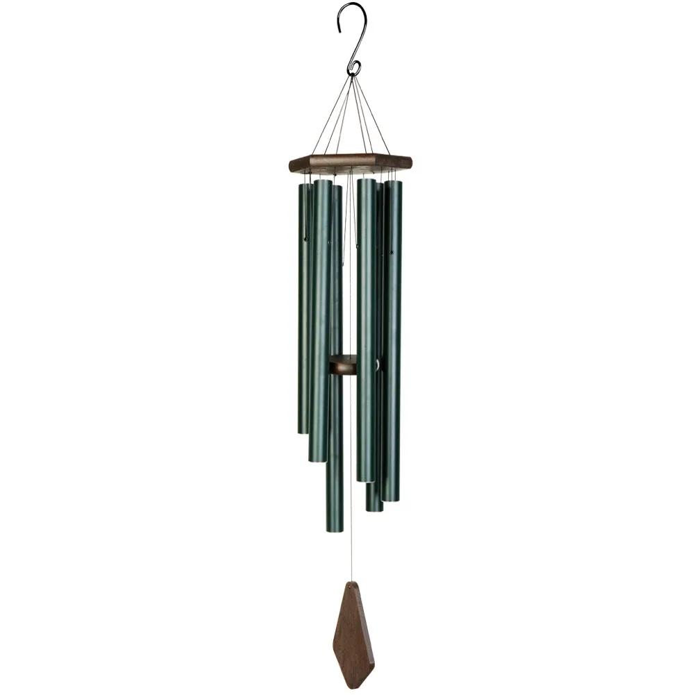 44in extra large music wind chime outdoor deep tone custom Aluminum six tubes Sympathy big music Wind chimes
