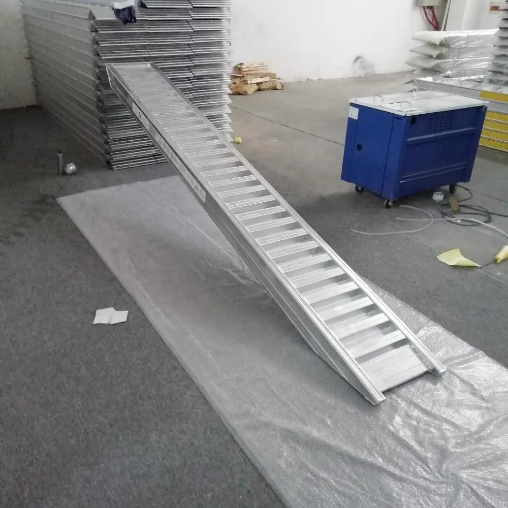 portable heavy duty ramps for rubber tracked excavators