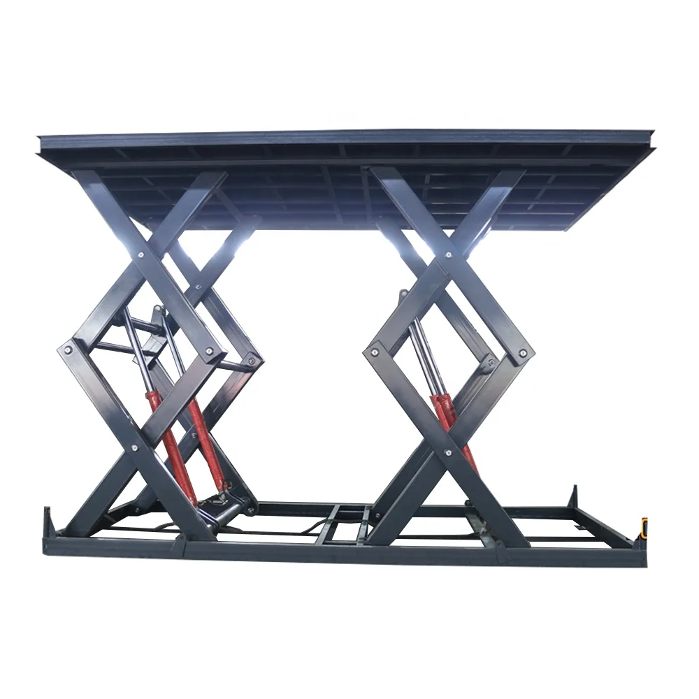 Dual scissor car lift for home garage