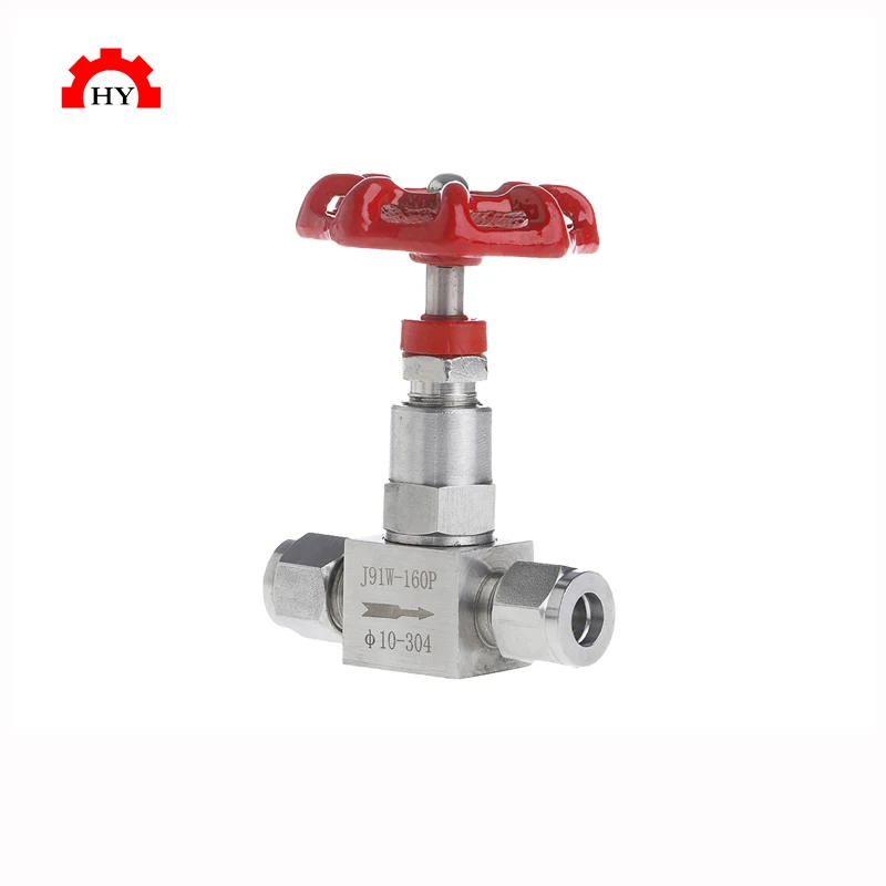 Fase Seller Hikelok 6000 Psi 316 Stainless Steel One-piece Body Right Angle Needle
