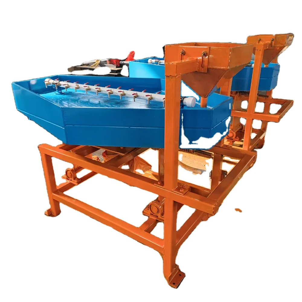 Low Price Gemini Gold Shaker Table copper,  coltan, Tin, gold Separation Gravity Separator Laboratory Shaking Table