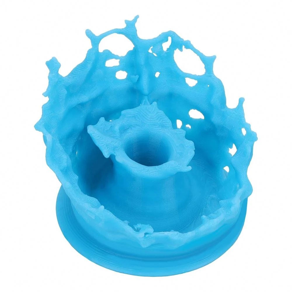 New Style Water Splash Decor Desktop Office Desk Organizer Wood Table Pen Stand Holder