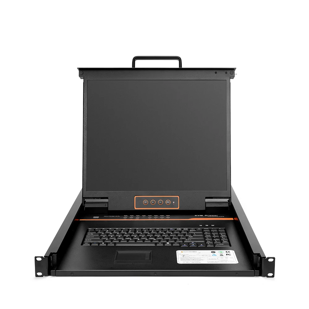 Factory Hot Sales 19 Inches 1-Local / 1-Remote Access 32 Port Cat6 Lcd Kvm Switch Over Ip