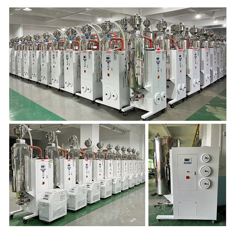 Environmental Energy Saving Injection Moulding 3 in 1 Plastic Dehumidifying Dryer Machine For PA PC PBT PET PLA