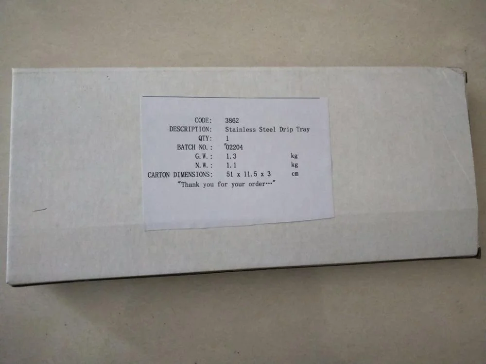 
Stainless steel bar beer drip tray 