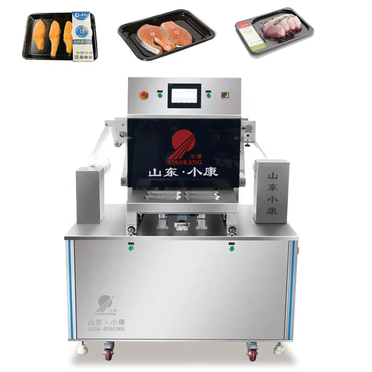 DH-ZT High capacity automatic vacuum skin packaging machine skin packaging machine vacuum packing