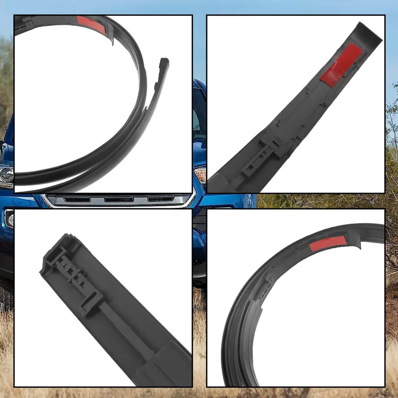 Auto Body Parts Tacoma Double Cab 2005-15 Pair Belt Trim Seal Strip Roof Side Drip Molding Rubber Weatherstrip For Toyota Tacoma