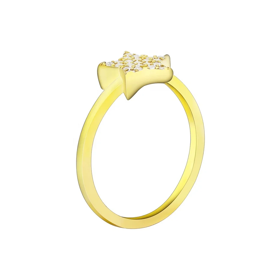 Кольцо на палец из стерлингового серебра 925 пробы с белым камнем и кубическим цирконием