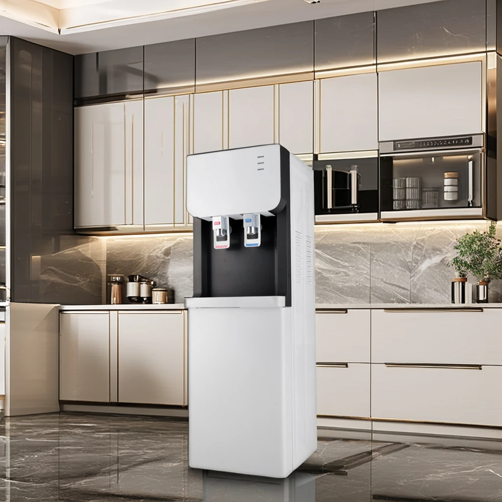 POU Electric Water Cooler Dispenser 1/4 pipelined RO/UF filter Hot Cold Pipeline Free Standing Drinking Fountains water purifier