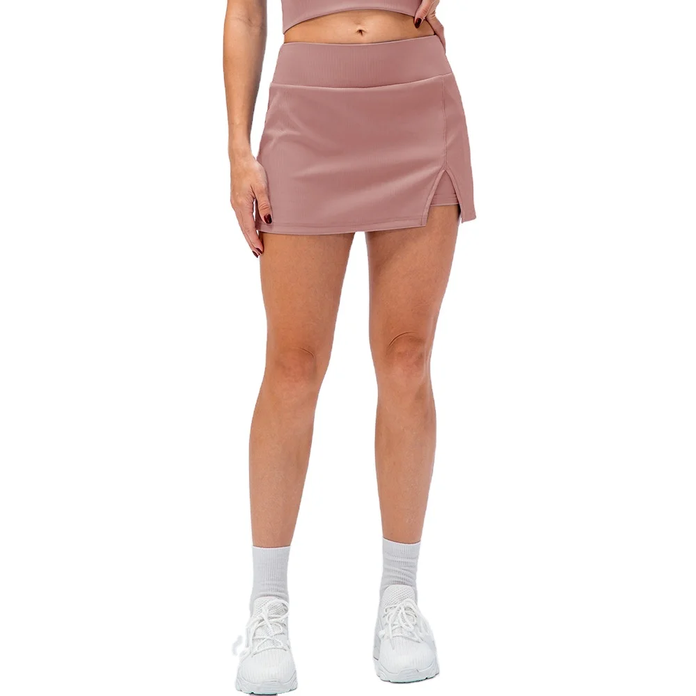 Custom Sport Wear Golf Skirts with Safety Shorts Running Workout Stretchy Womens Athletic Tennis Skirt