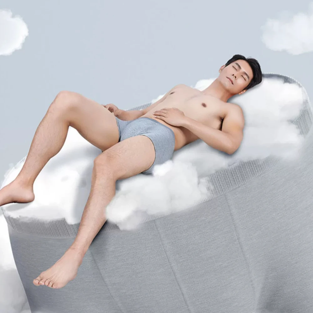 Customized Plus Size Single Use Soft disposable underwear for spa men Cotton Panties Men Travel Underwear Brief