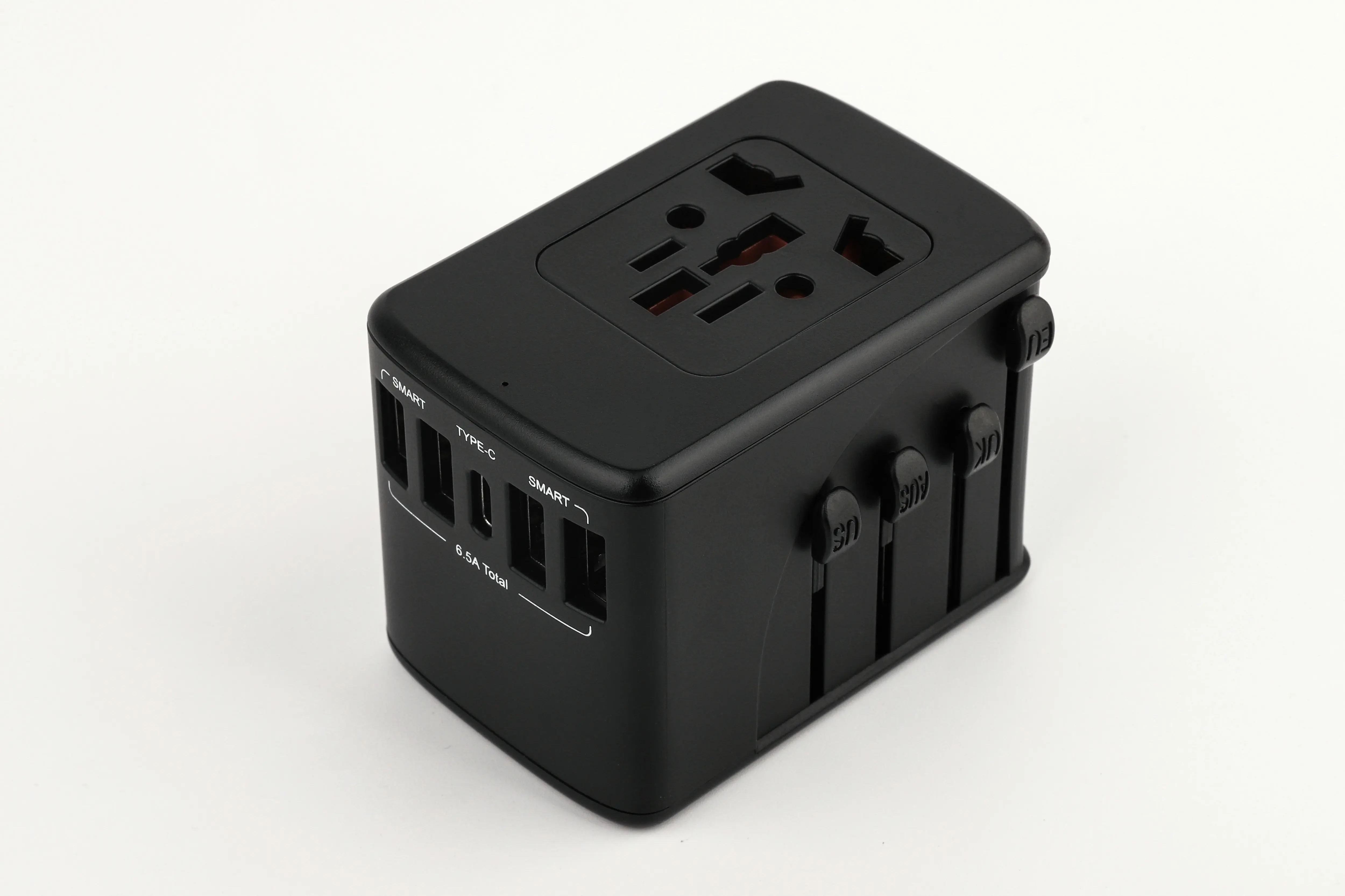 Amazon Hot Sale DC 5V 5.4A 4 USB Type C Universal Adaptor Travel Adapter