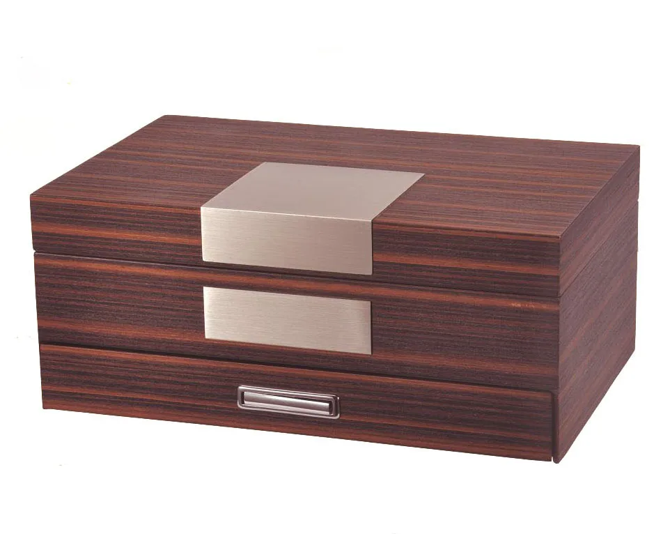 Wholesale wooden Jewelry gift Box Customized log jewelry packaging boxes Luxury  jewelry Box