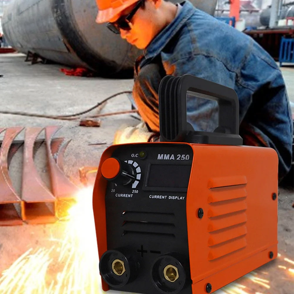 110V/220V portable welding machine mma welder IGBT Digital Display LCD with Welding Rod Tools Strong Heat Dissipation