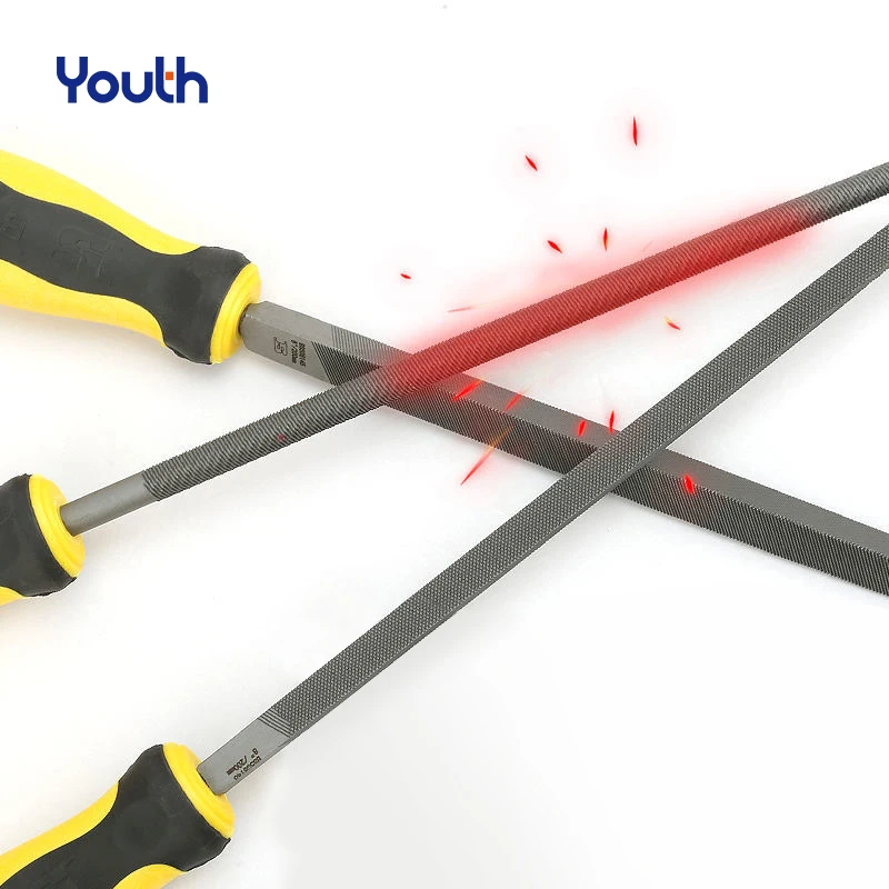 Молодежный инженер металлический напильник 8 дюймов 200 мм мягкий захват Ассорти полукруглый плоский квадратный треугольник круглый металлический напильник