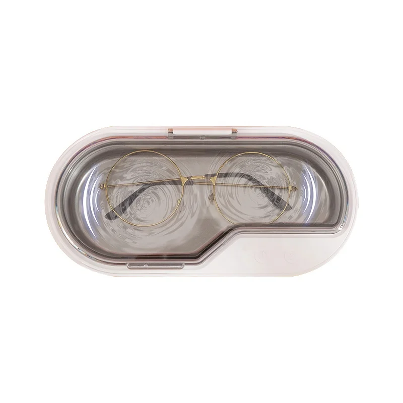 Home Household Use Steel Stainless Mini Ultrasonic Washing Machine for Glasses Ring Jewelry Ultrasonic Cleaner