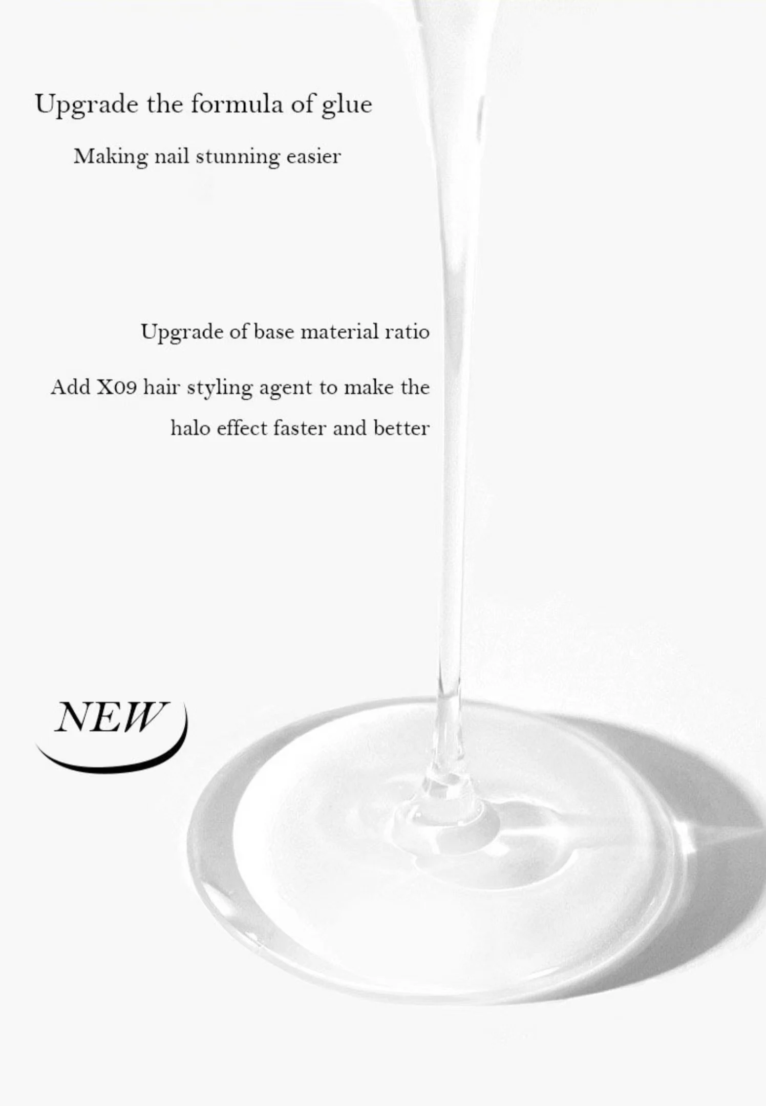 New Arrivals Wholesale Nail Supplies Custom Logo  Halo Glue Beauty Nail Polish Best UV  Gel Polish Free Samples