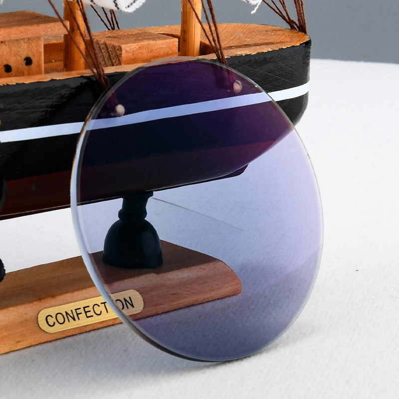 Optical Cylindrical Prism Photochromic Progressive Blue Cut HMC Eye Glasses Lens Made of Resin