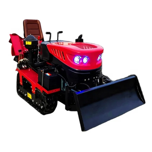 Most Efficient Multifunctional Cultivating Machine 25-35 Horsepower Crawler Rotary Tiller Soil Loosening And Weeding Machine