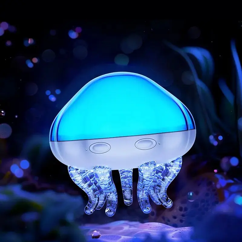 LED Water Ripple Night Light LED Atmosphere Light Ocean Star Sky RGB Romantic  Projection Lamp Jellyfish Starry Projection Light