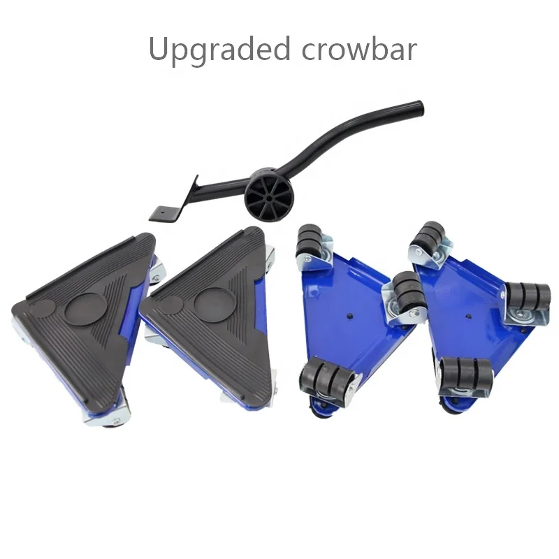 Upgrade Reusable Sliders Roller Tools Moving Furniture Lifter with 4 Pcs Mover Roller Furniture Mover for Heavy Furniture