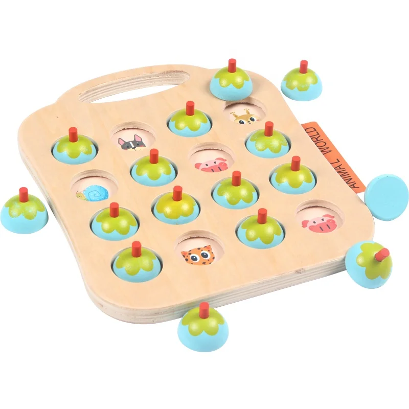 Montessori Early Learning flower Memory chess Training Game Brain Training Novelty and Funny Toy