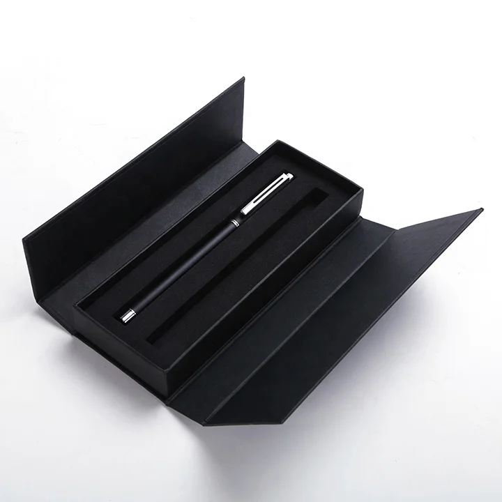 2021New technology OEM high quality pen box with window pen set gift box pen box packaging red