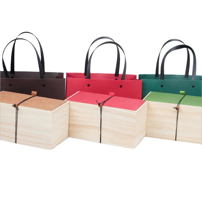 High Quality Custom Logo Wooden Tea Box with Compartments Tea Bag Packing Organizer Storage box