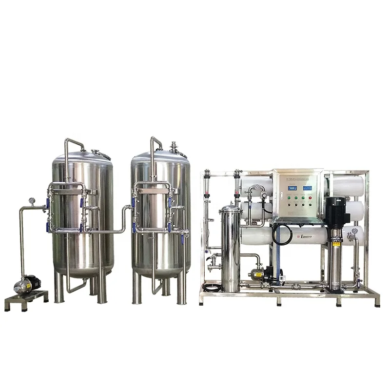 3T/H Stainless Steel Pretreatment Filter Ro Water Treatment Desalination Plants Pure Water Reverse Osmosis System For Industrial