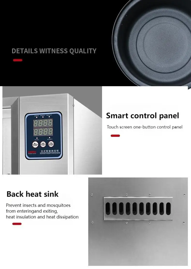Fuzao Rice Cooking Oven For Chinese Food Restaurant Kitchen Equipment