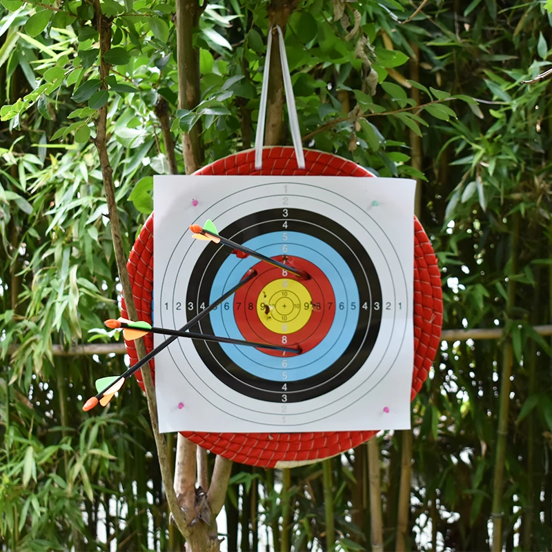 Archery Target Paper for Arrow Bow Shooting Hunting Practice 10 pieces of 40cm diameter target paper bow and arrow shooting trai