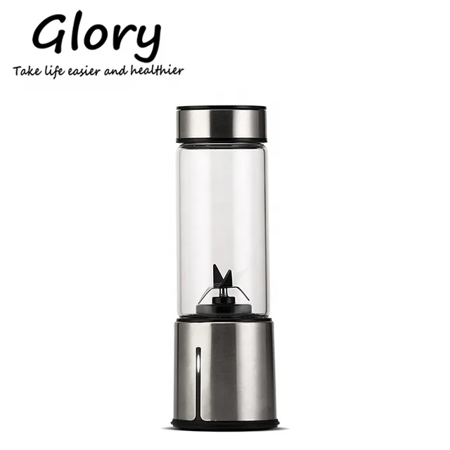 High Quality Mini Stainless Steel Ice Crushing Usb Rechargeable Smoothie Portable Usb Wireless Fruit Juicer Blender Cup