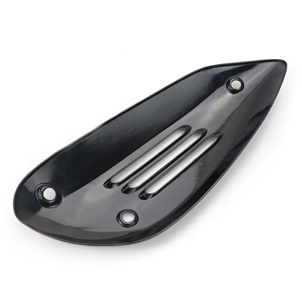 Motorcycle Real Carbon Exhaust Pipe Insulation Cover Heat Shield Protector for VESPA GTS 200 250 300 2013 - 2017 2018 2019 2020
